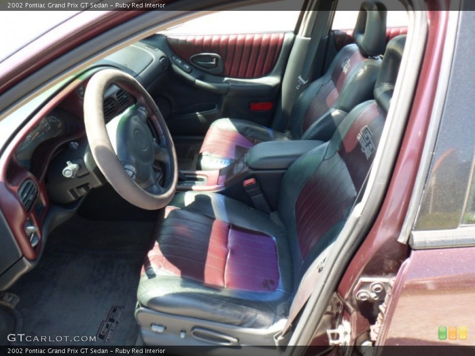 Ruby Red Interior Photo for the 2002 Pontiac Grand Prix GT Sedan #50163407