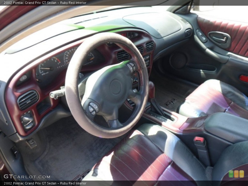 Ruby Red Interior Photo for the 2002 Pontiac Grand Prix GT Sedan #50163425