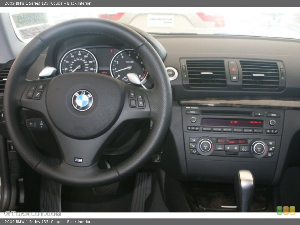 Black Interior Dashboard for the 2009 BMW 1 Series 135i Coupe #50163596