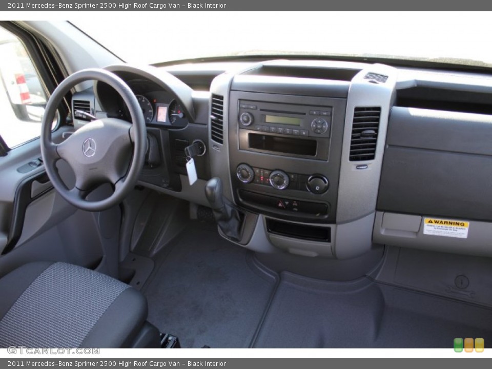 Black Interior Photo for the 2011 Mercedes-Benz Sprinter 2500 High Roof Cargo Van #50165113