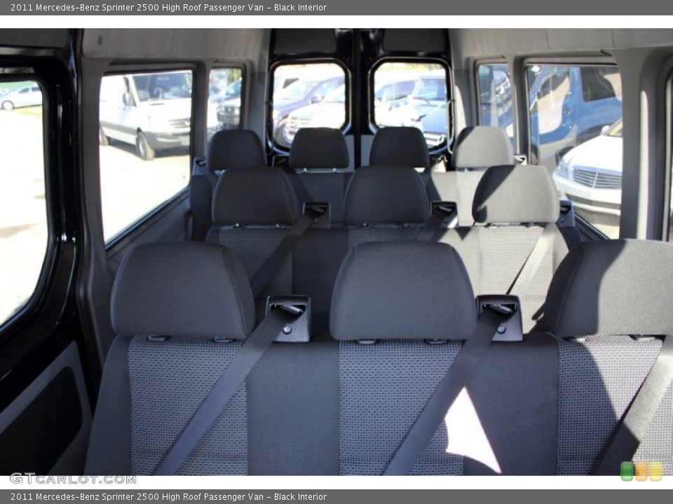 Black Interior Photo for the 2011 Mercedes-Benz Sprinter 2500 High Roof Passenger Van #50165450