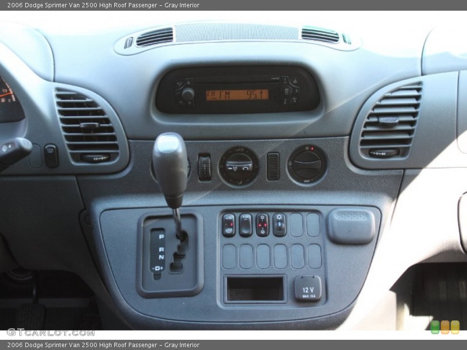 Gray Interior Controls for the 2006 Dodge Sprinter Van 2500 High Roof Passenger #50165633