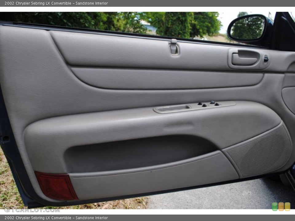 Sandstone Interior Door Panel for the 2002 Chrysler Sebring LX Convertible #50165699