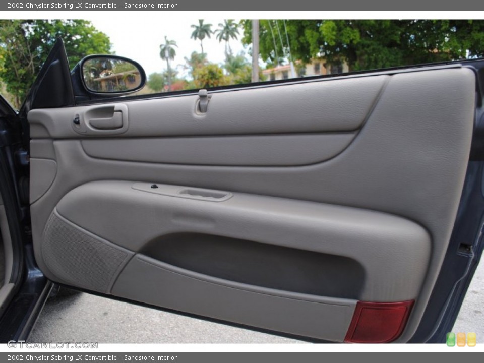 Sandstone Interior Door Panel for the 2002 Chrysler Sebring LX Convertible #50165714
