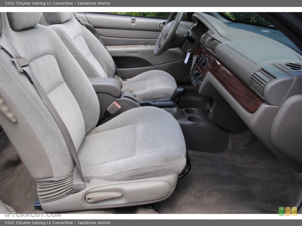 Sandstone Interior Photo for the 2002 Chrysler Sebring LX Convertible #50165738