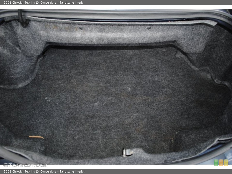 Sandstone Interior Trunk for the 2002 Chrysler Sebring LX Convertible #50166284