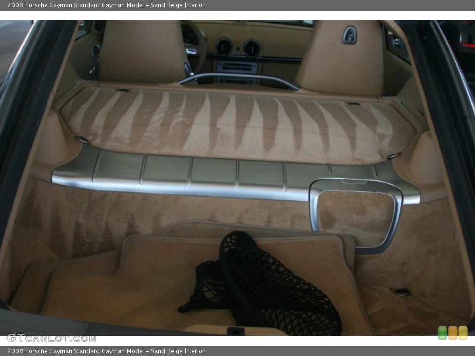 Sand Beige Interior Trunk for the 2008 Porsche Cayman  #50166695