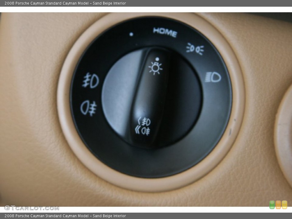 Sand Beige Interior Controls for the 2008 Porsche Cayman  #50166830