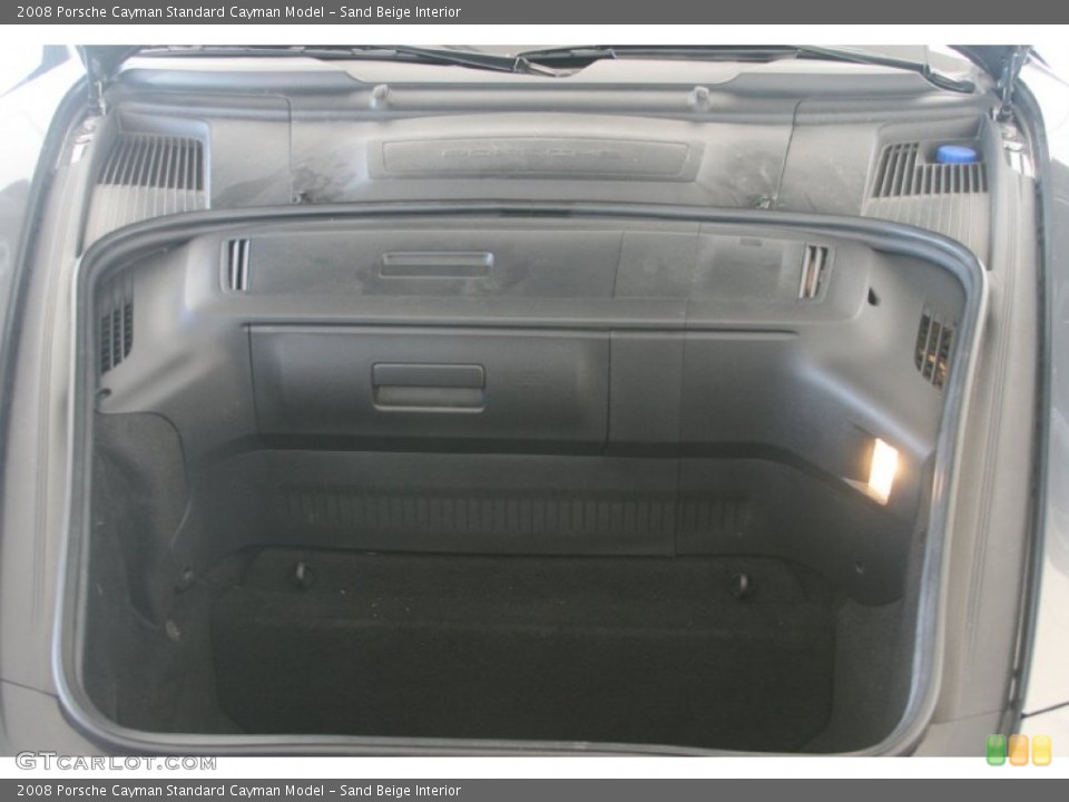 Sand Beige Interior Trunk for the 2008 Porsche Cayman  #50166911