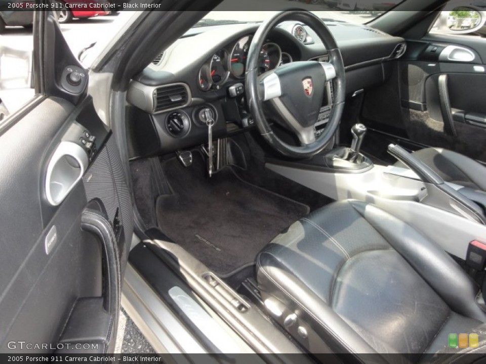 Black Interior Photo for the 2005 Porsche 911 Carrera Cabriolet #50167013
