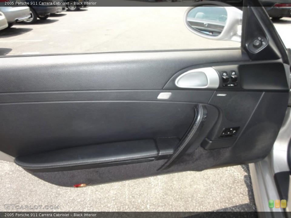 Black Interior Door Panel for the 2005 Porsche 911 Carrera Cabriolet #50167028
