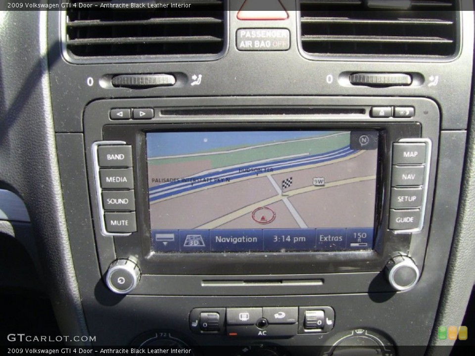 Anthracite Black Leather Interior Navigation for the 2009 Volkswagen GTI 4 Door #50167319
