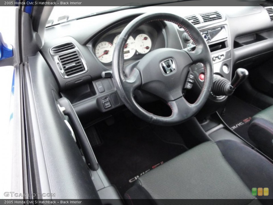 Black Interior Prime Interior for the 2005 Honda Civic Si Hatchback #50167634