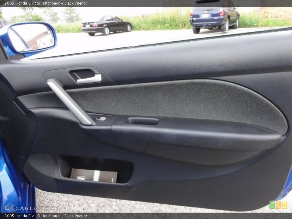 Black Interior Door Panel for the 2005 Honda Civic Si Hatchback #50167787