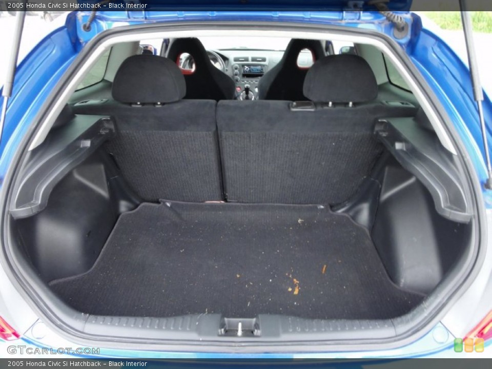 Black Interior Trunk for the 2005 Honda Civic Si Hatchback #50167844