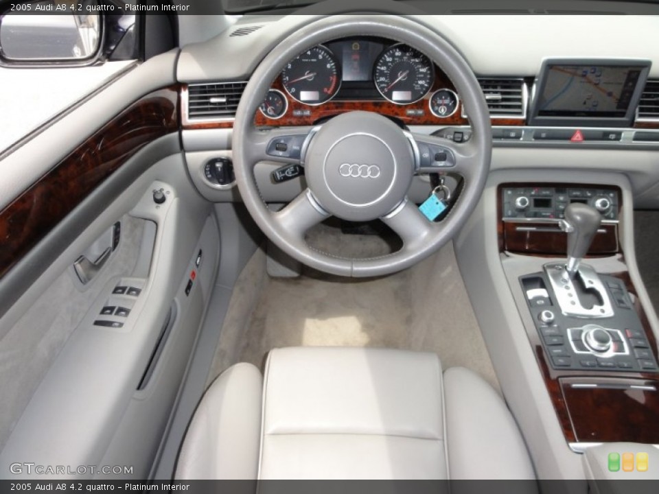 Platinum Interior Steering Wheel for the 2005 Audi A8 4.2 quattro #50169443