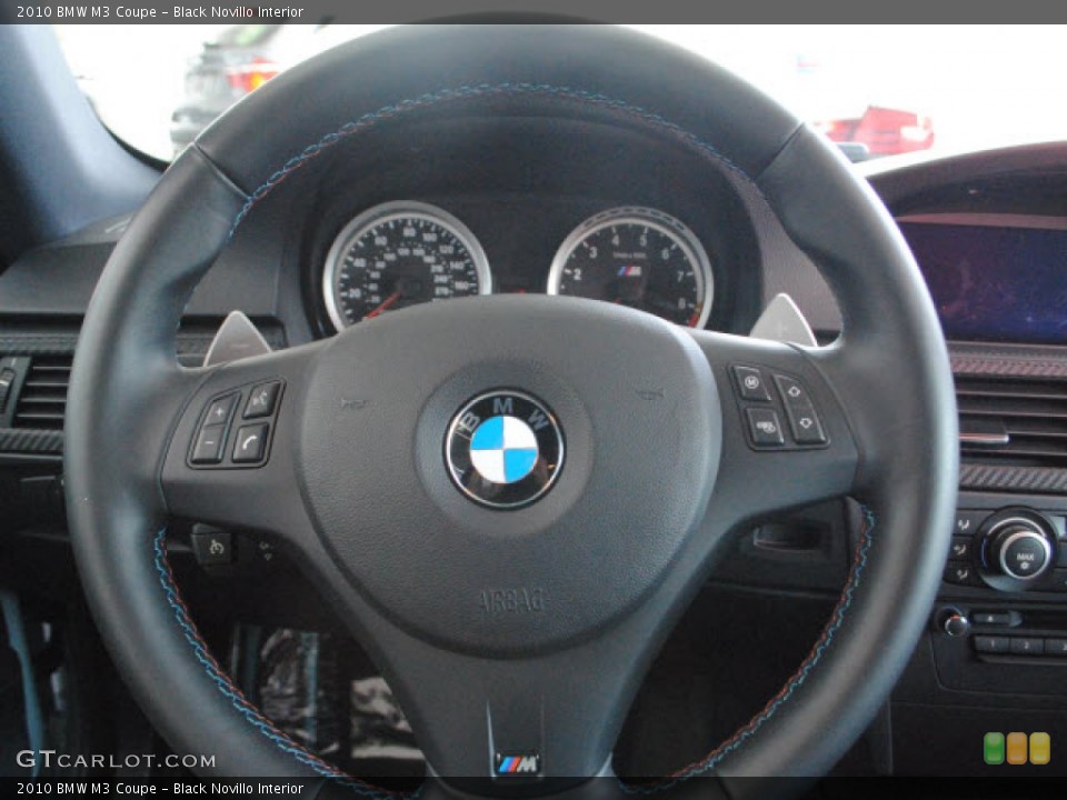 Black Novillo Interior Steering Wheel for the 2010 BMW M3 Coupe #50169512