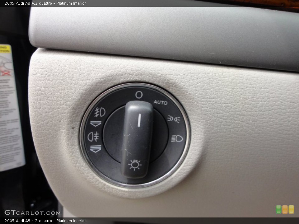 Platinum Interior Controls for the 2005 Audi A8 4.2 quattro #50169785