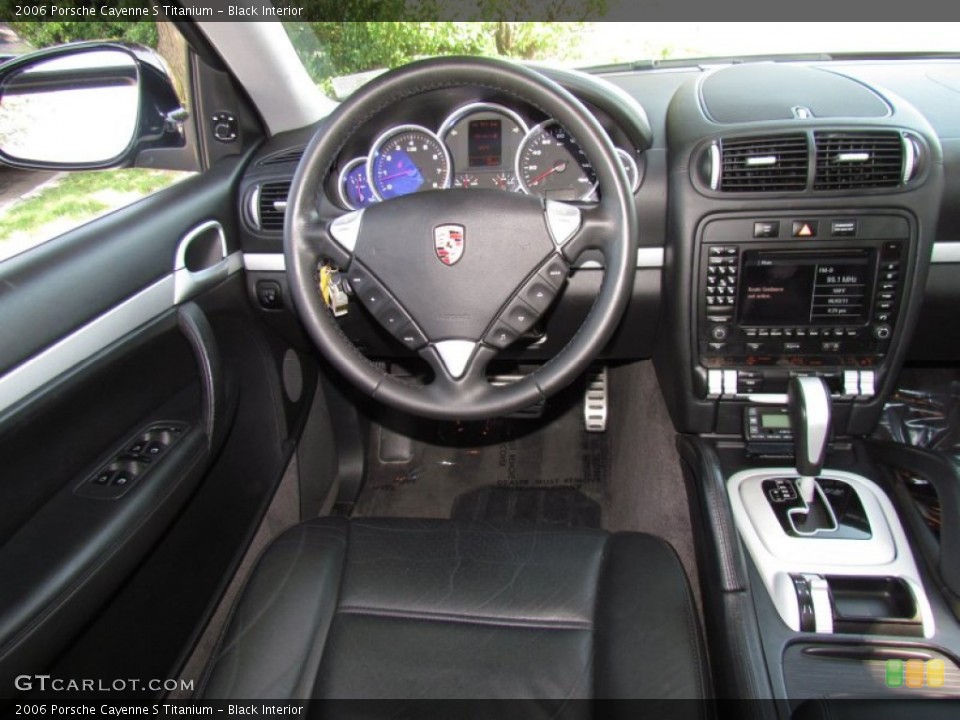 Black Interior Dashboard for the 2006 Porsche Cayenne S Titanium #50170238