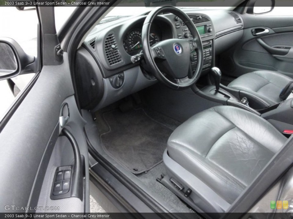 Charcoal Grey Interior Photo for the 2003 Saab 9-3 Linear Sport Sedan #50171501