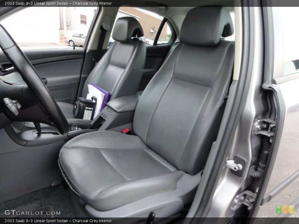 Charcoal Grey Interior Photo for the 2003 Saab 9-3 Linear Sport Sedan #50171540