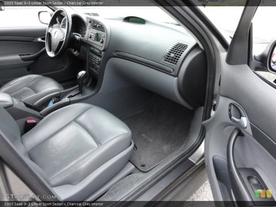 Charcoal Grey Interior Photo for the 2003 Saab 9-3 Linear Sport Sedan #50171549