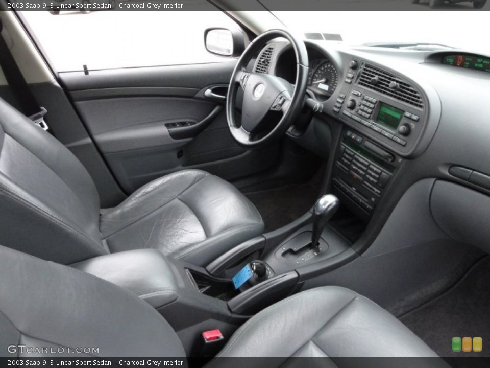 Charcoal Grey Interior Photo for the 2003 Saab 9-3 Linear Sport Sedan #50171564