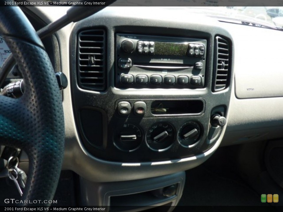 Medium Graphite Grey Interior Controls for the 2001 Ford Escape XLS V6 #50171630