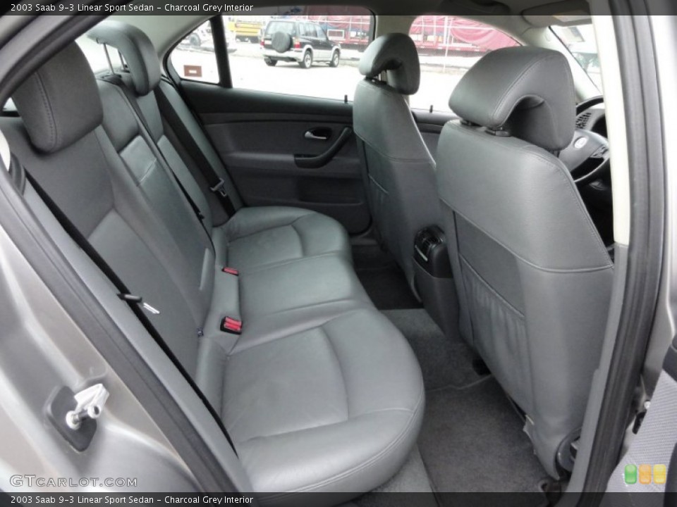 Charcoal Grey Interior Photo for the 2003 Saab 9-3 Linear Sport Sedan #50171654