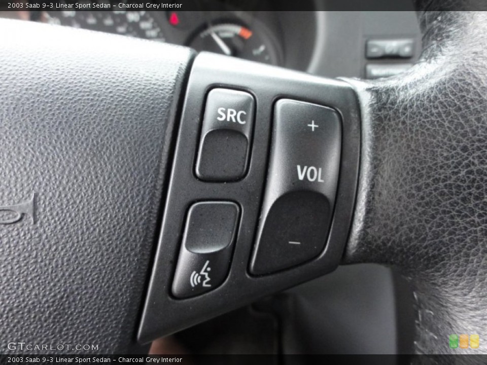 Charcoal Grey Interior Controls for the 2003 Saab 9-3 Linear Sport Sedan #50172035