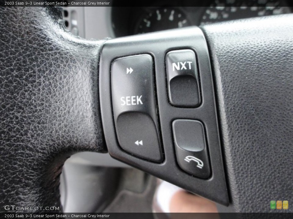 Charcoal Grey Interior Controls for the 2003 Saab 9-3 Linear Sport Sedan #50172053