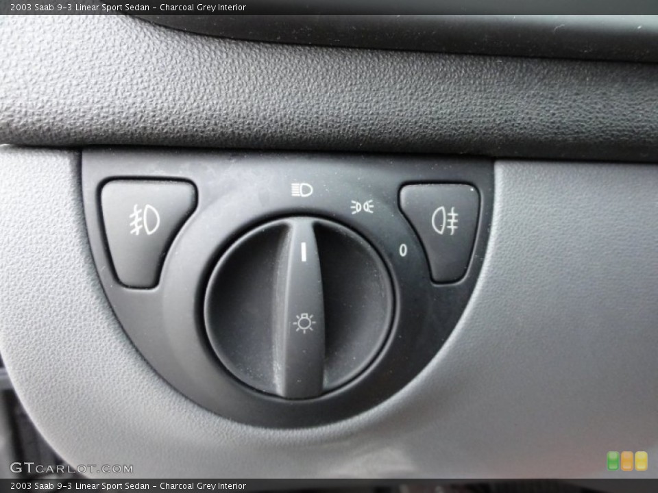 Charcoal Grey Interior Controls for the 2003 Saab 9-3 Linear Sport Sedan #50172068