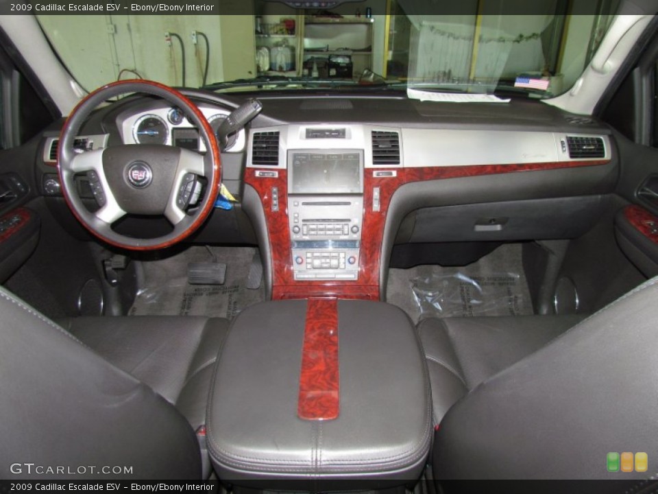Ebony/Ebony Interior Dashboard for the 2009 Cadillac Escalade ESV #50174192