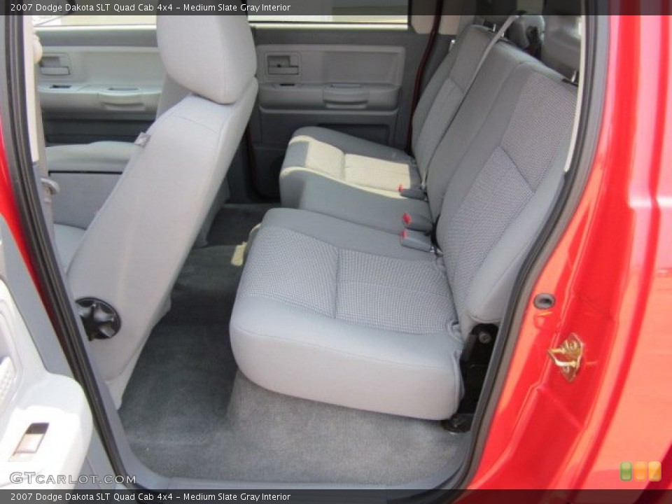 Medium Slate Gray Interior Photo for the 2007 Dodge Dakota SLT Quad Cab 4x4 #50177189