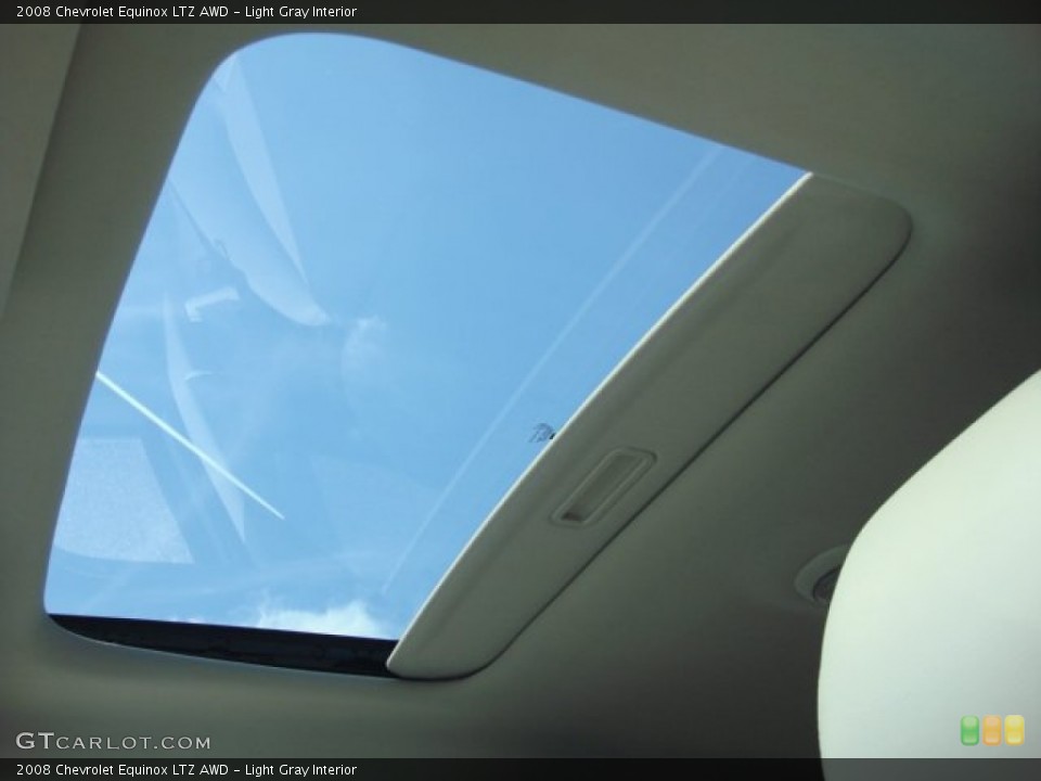 Light Gray Interior Sunroof for the 2008 Chevrolet Equinox LTZ AWD #50177354