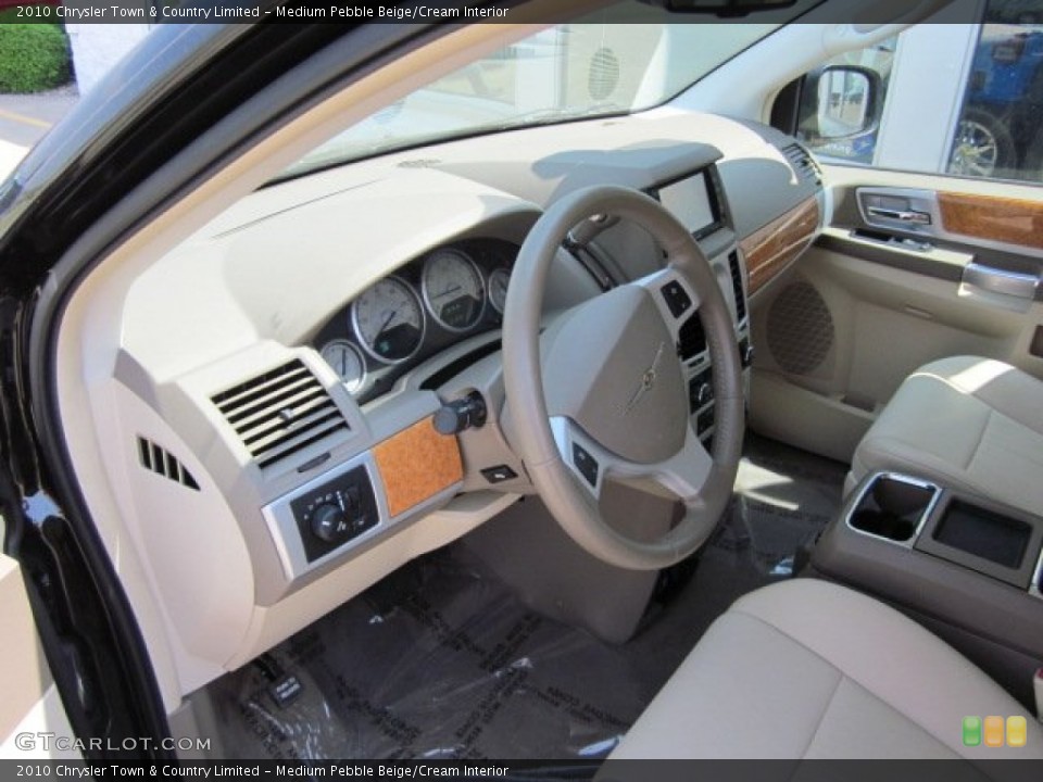 Medium Pebble Beige/Cream Interior Photo for the 2010 Chrysler Town & Country Limited #50178902