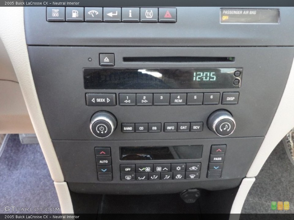 Neutral Interior Controls for the 2005 Buick LaCrosse CX #50182253