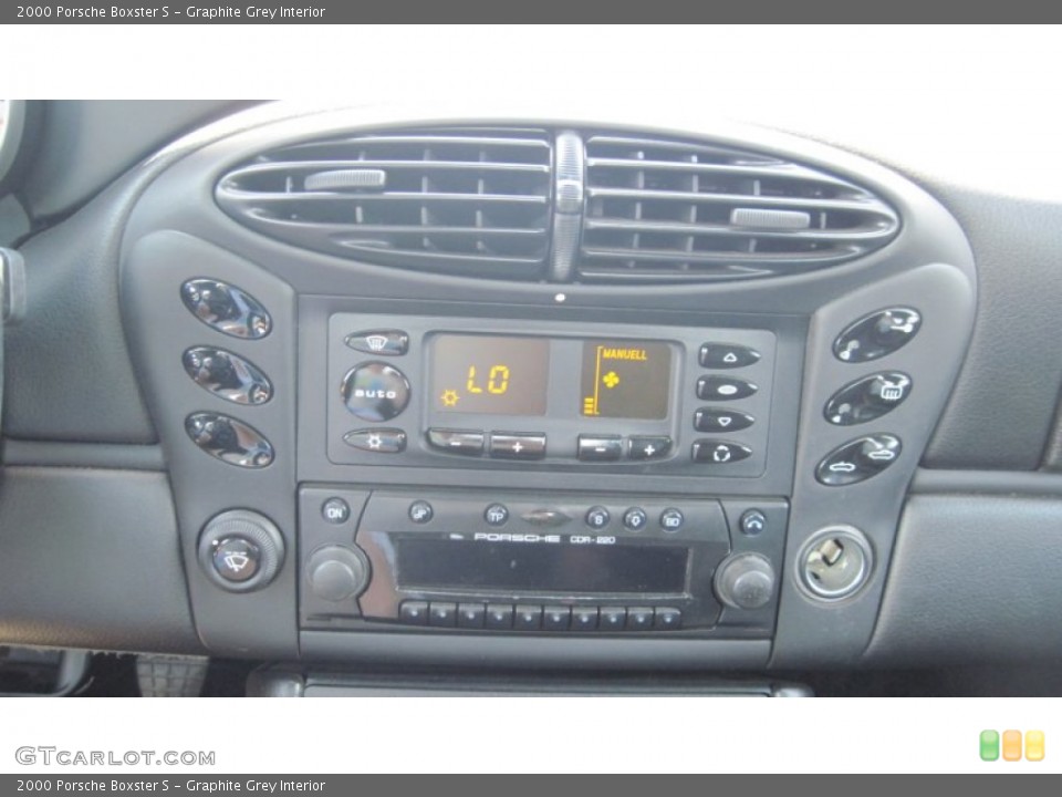 Graphite Grey Interior Controls for the 2000 Porsche Boxster S #50182754