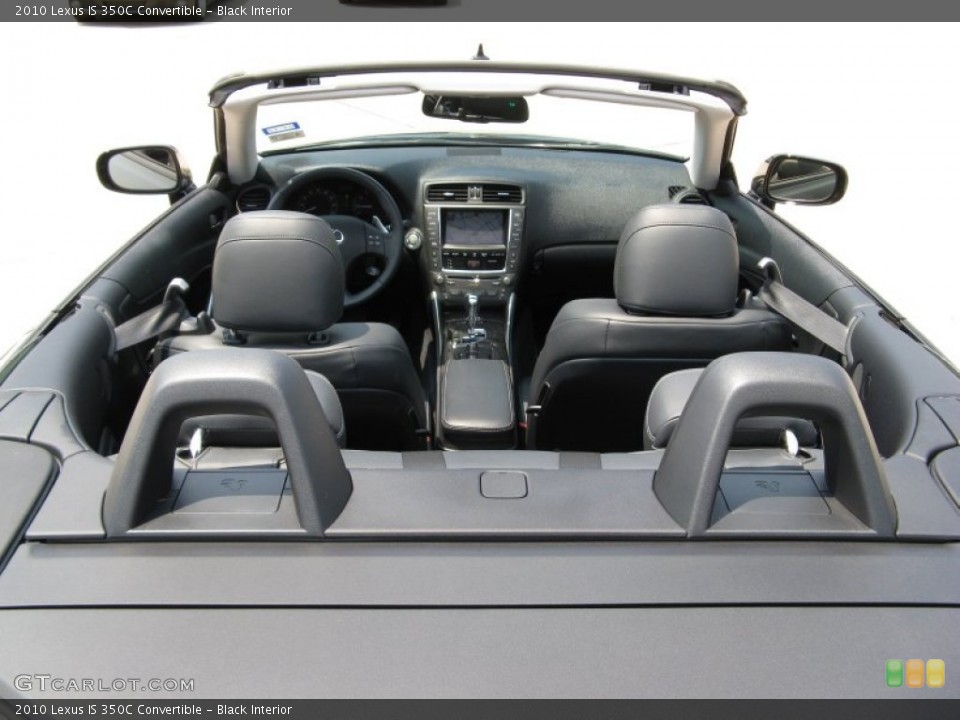 Black Interior Photo for the 2010 Lexus IS 350C Convertible #50183261