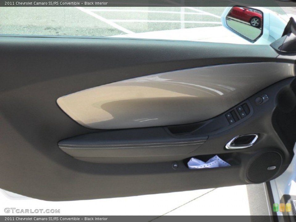 Black Interior Door Panel for the 2011 Chevrolet Camaro SS/RS Convertible #50185193