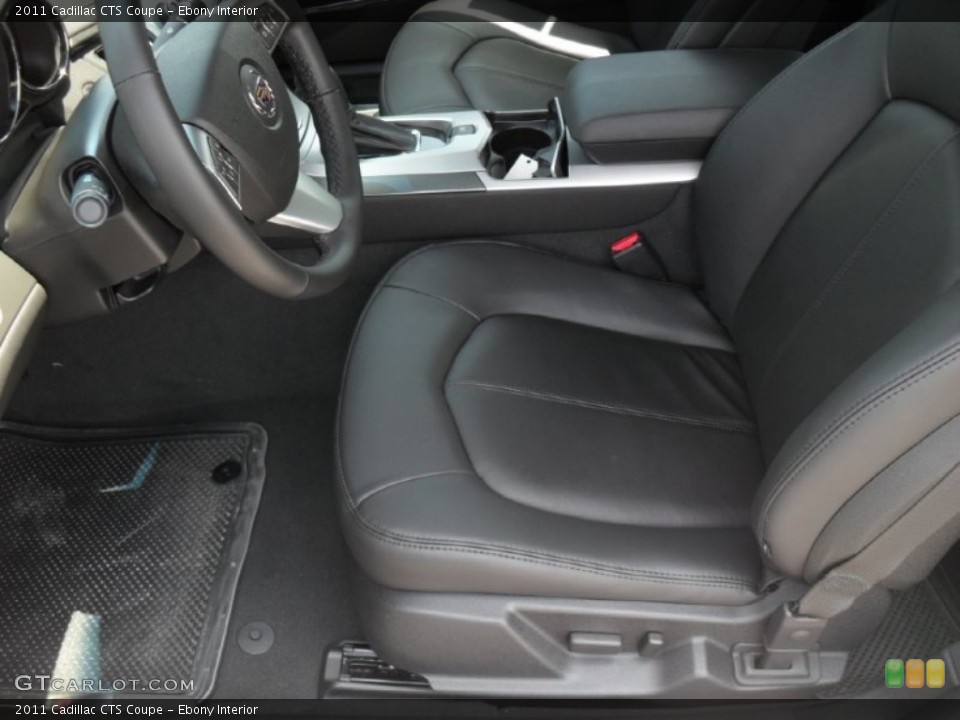 Ebony Interior Photo for the 2011 Cadillac CTS Coupe #50185346