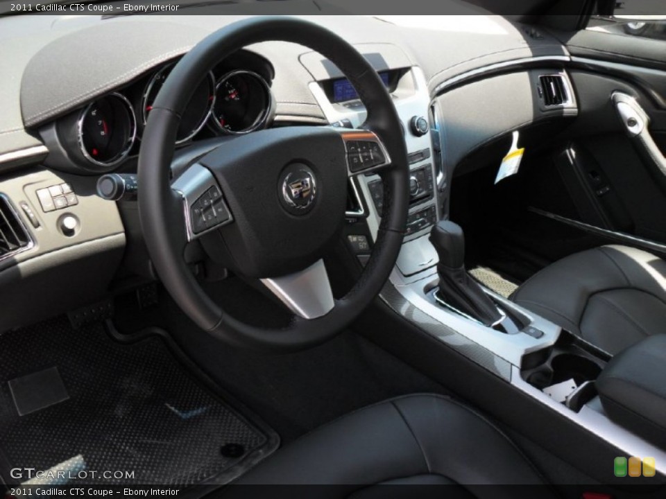 Ebony Interior Prime Interior for the 2011 Cadillac CTS Coupe #50185415