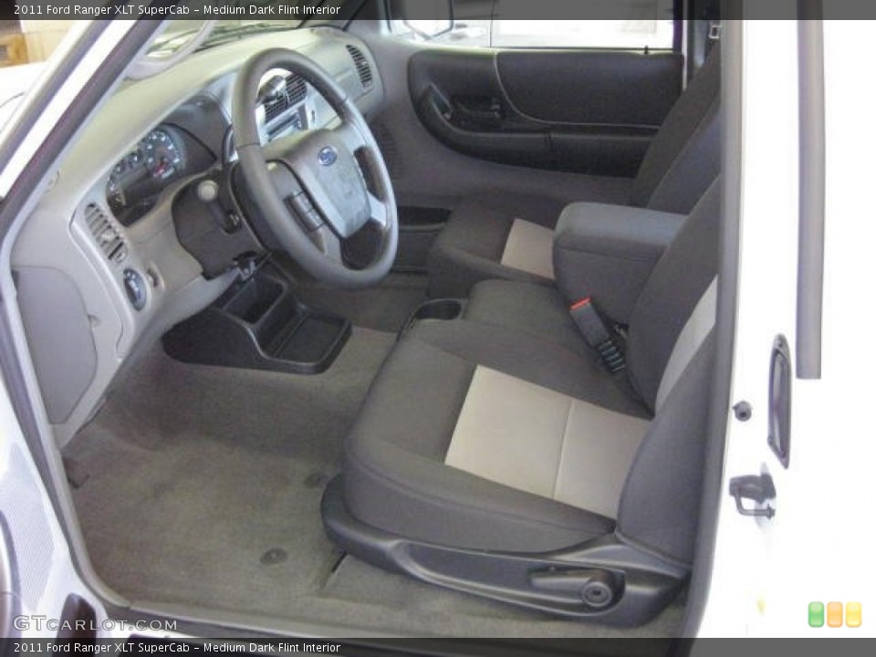 Medium Dark Flint Interior Photo for the 2011 Ford Ranger XLT SuperCab #50186925