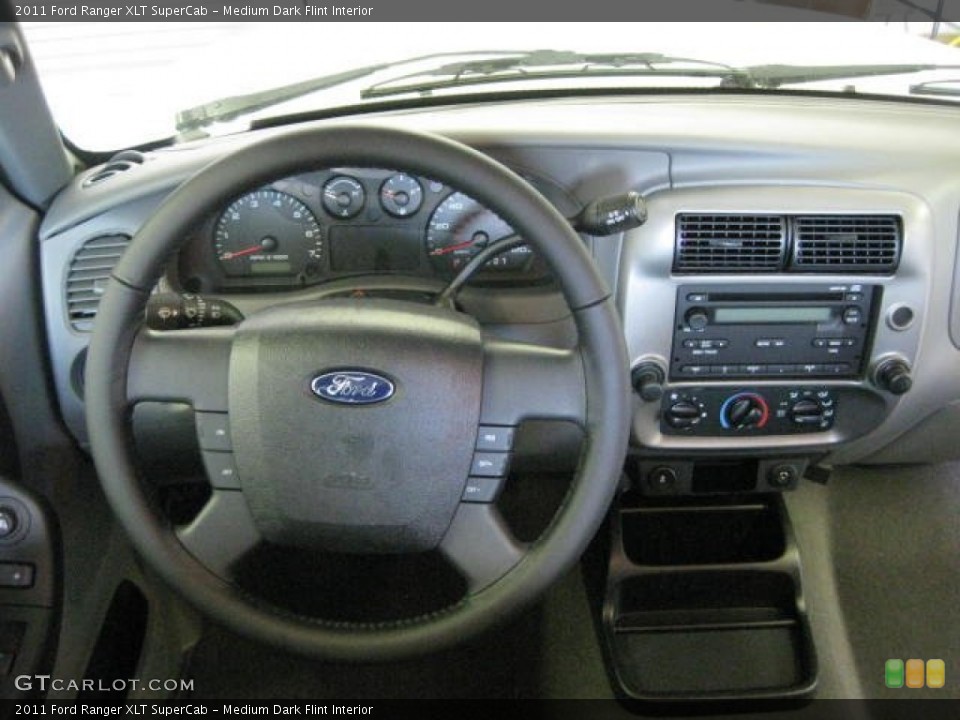 Medium Dark Flint Interior Dashboard for the 2011 Ford Ranger XLT SuperCab #50187060