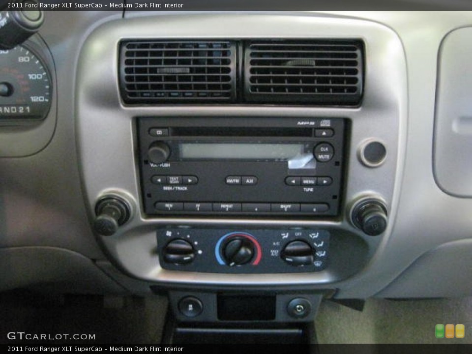 Medium Dark Flint Interior Controls for the 2011 Ford Ranger XLT SuperCab #50187075