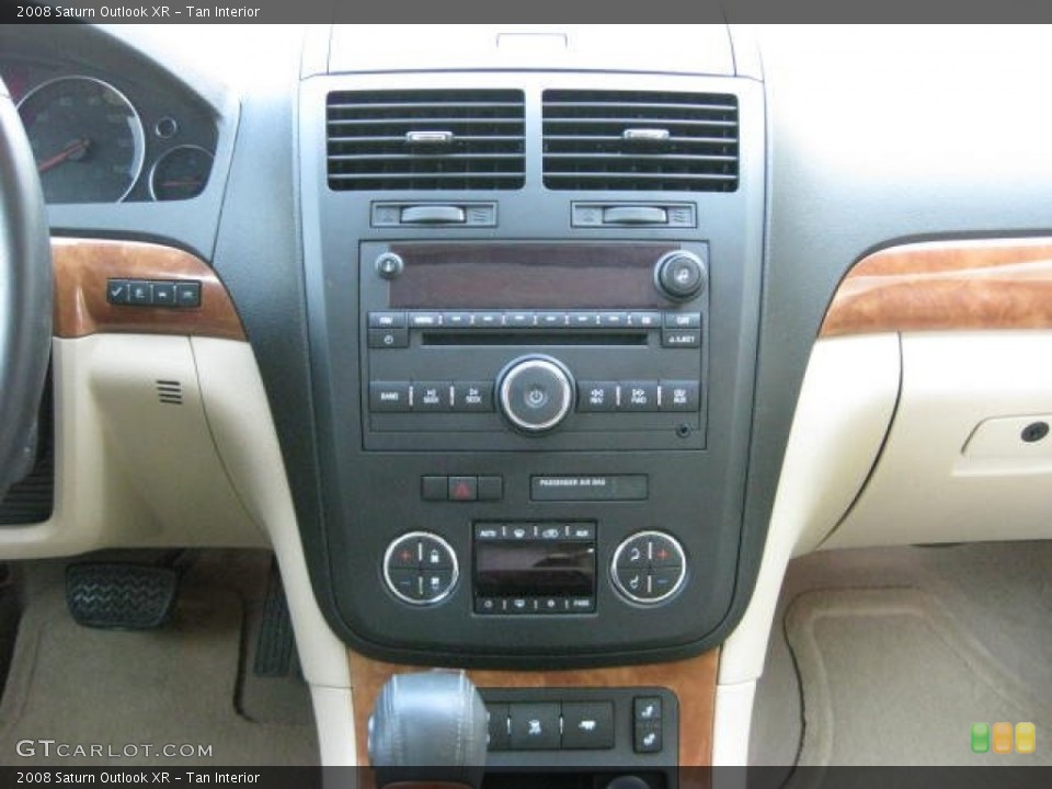 Tan Interior Controls for the 2008 Saturn Outlook XR #50187644