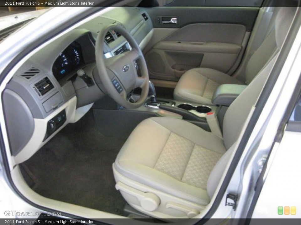 Medium Light Stone Interior Photo for the 2011 Ford Fusion S #50188278