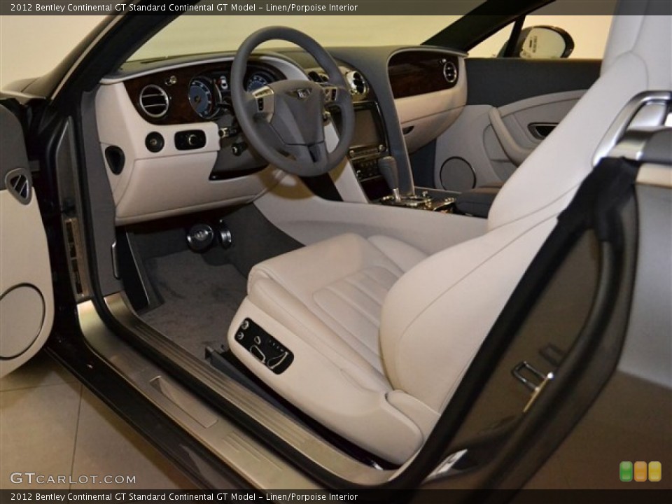 Linen/Porpoise Interior Photo for the 2012 Bentley Continental GT  #50191869