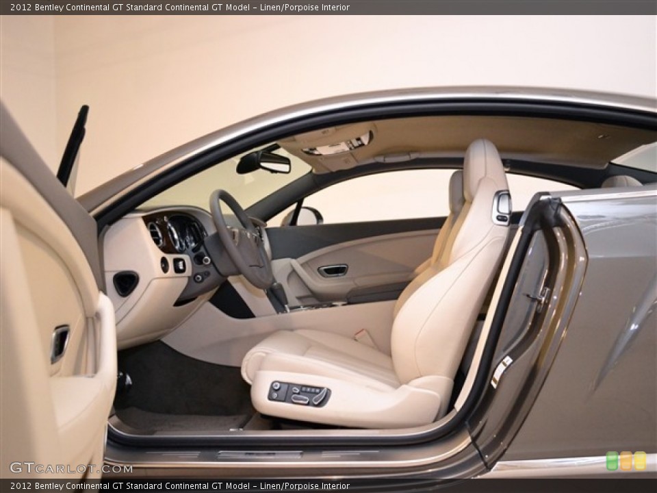 Linen/Porpoise Interior Photo for the 2012 Bentley Continental GT  #50191905
