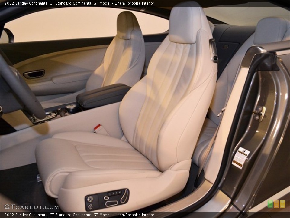 Linen/Porpoise Interior Photo for the 2012 Bentley Continental GT  #50191920